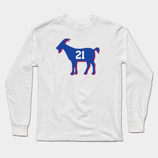 PHI GOAT - 21 - White Long Sleeve T-Shirt by KFig21